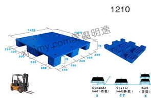 网格九角塑料托盘